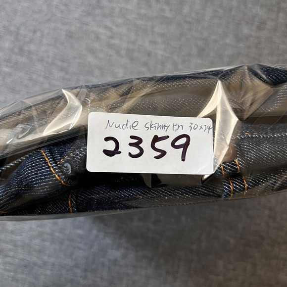 Nudie Skinny Lin Tight Stretch Jeans - Men's Size 30*34 - Blue - Picture 9 of 9